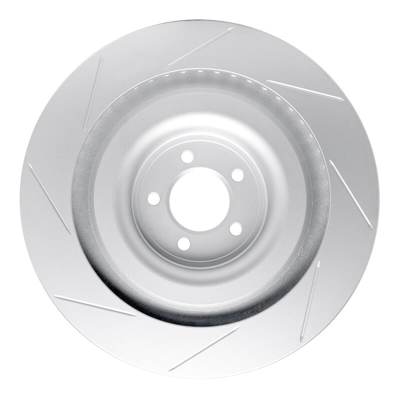 DFC 08-09 Jaguar XKR Left Front GeoSPEC Coated Rotor - Slotted