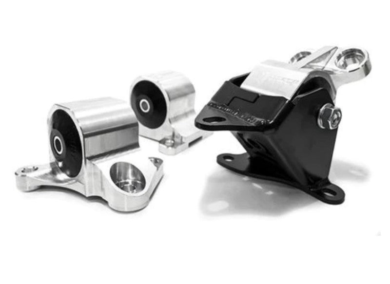 Innovative Mounts Innovative 96-00 Civic B/D Series Black Aluminum Mounts Solid Bushings (2 Bolt)