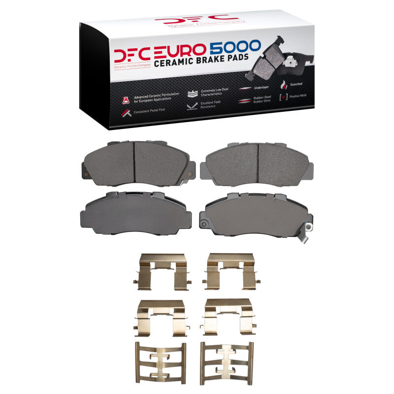 DFC 91-05 Acura LEGEND Front Euro 5000 Ceramic Brake Pads and Hardware Kit