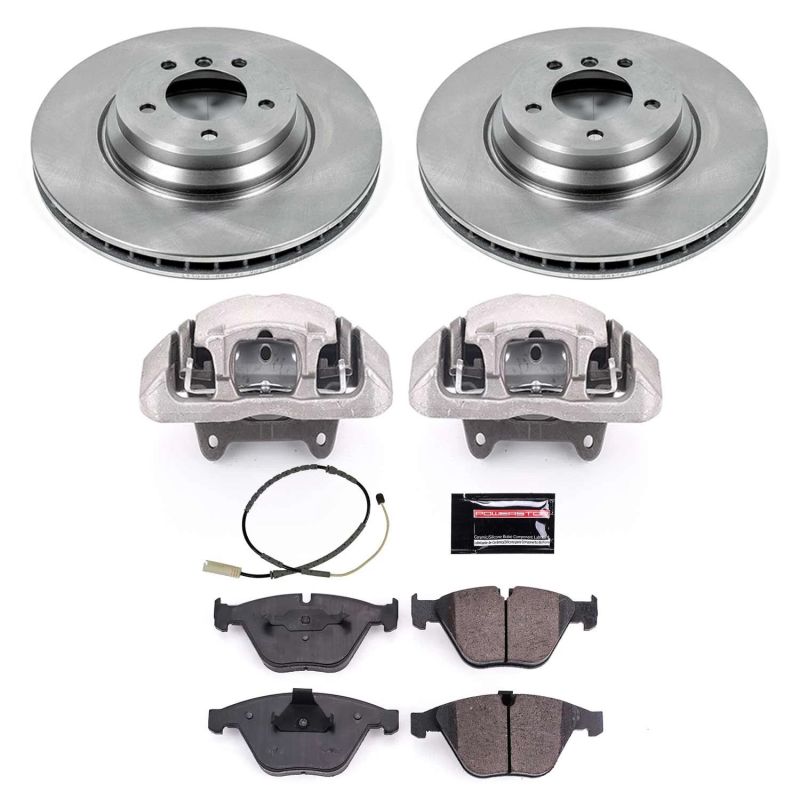 PowerStop Power Stop 13-15 BMW X1 Front Autospecialty Kit w/Cals