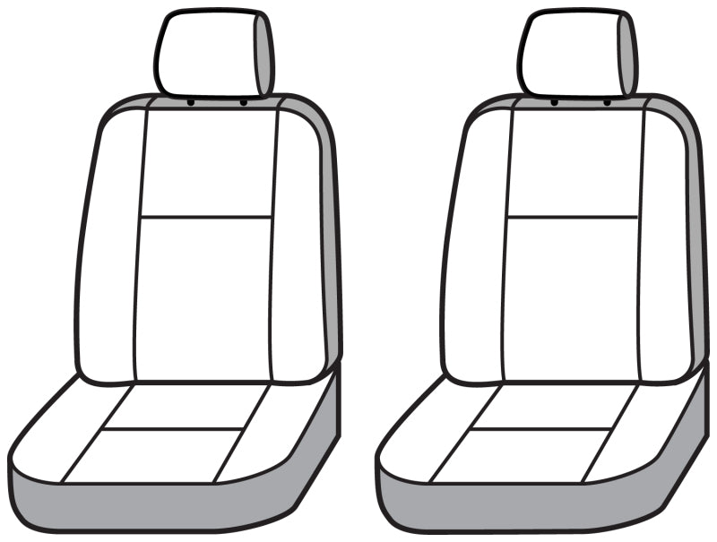 Covercraft 04-08 Ford F-150 XLT Carhartt PrecisionFit Custom Front Row Seat Covers - Gravel