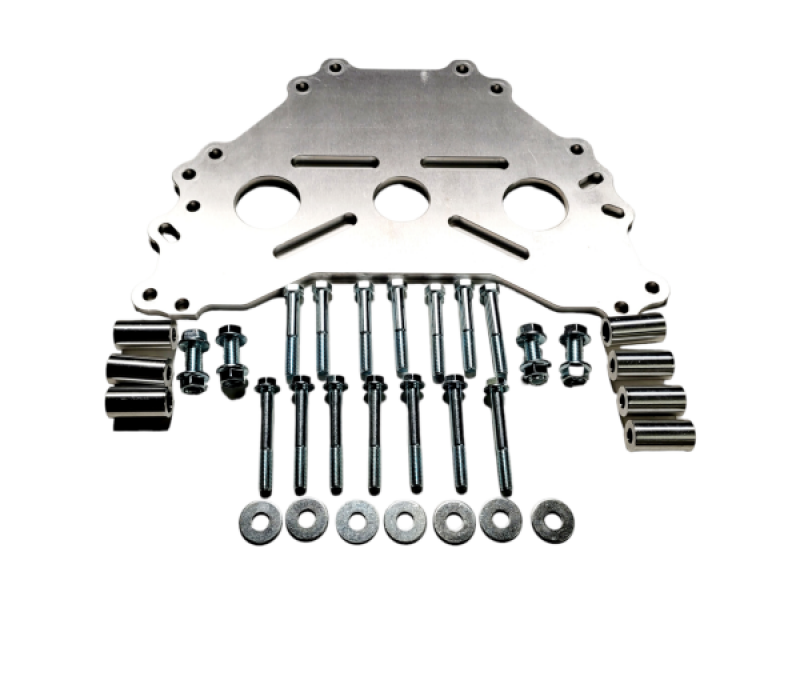 Granatelli Motor Sports Granatelli Billet Aluminum Engine Stand Adapter Plate for Ford Engines