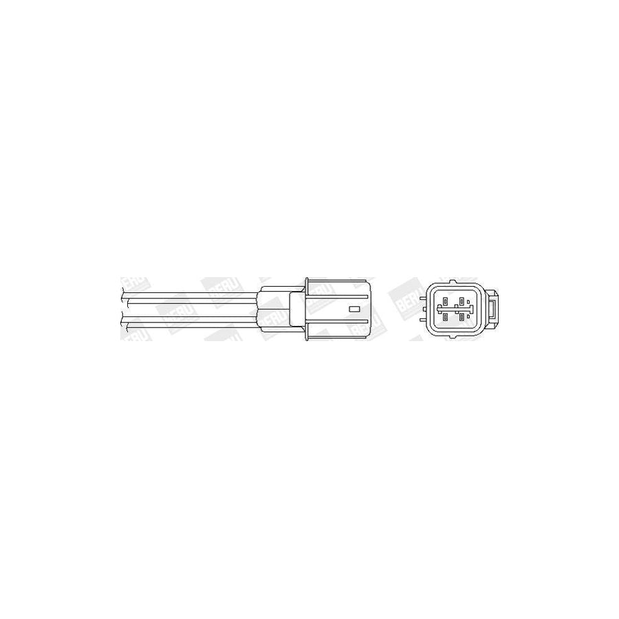 Beru Ozh122 Lambda Sensor for Honda CIVIC