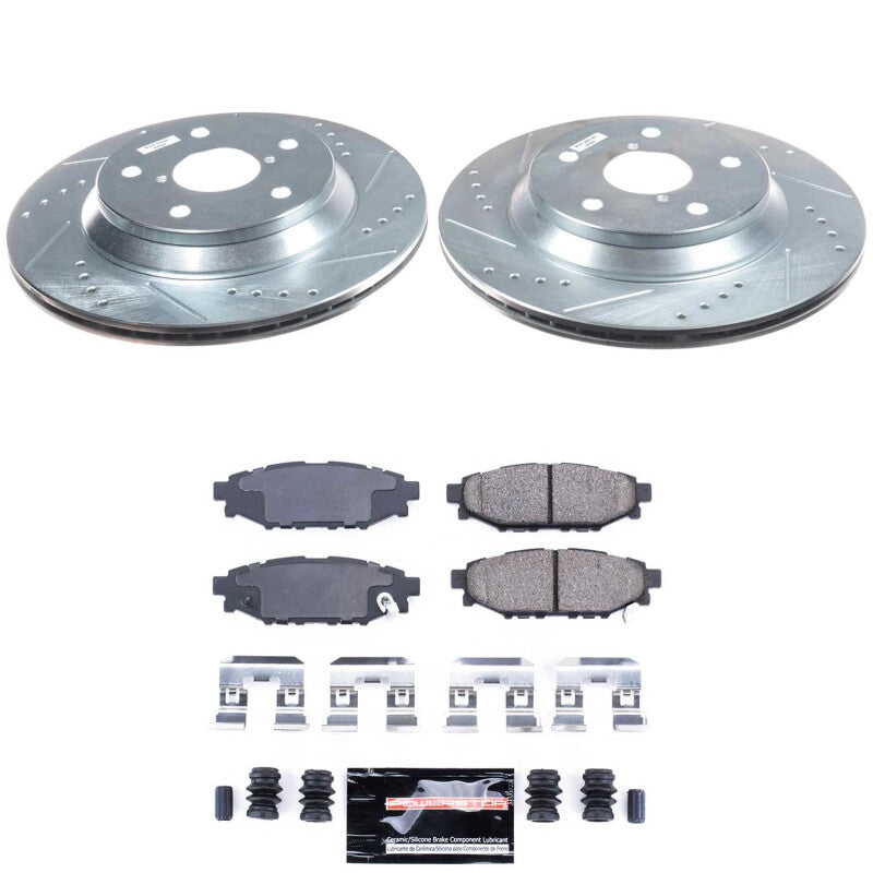 PowerStop Power Stop 2024 Subaru Impreza Rear Z23 Evolution Brake Kit