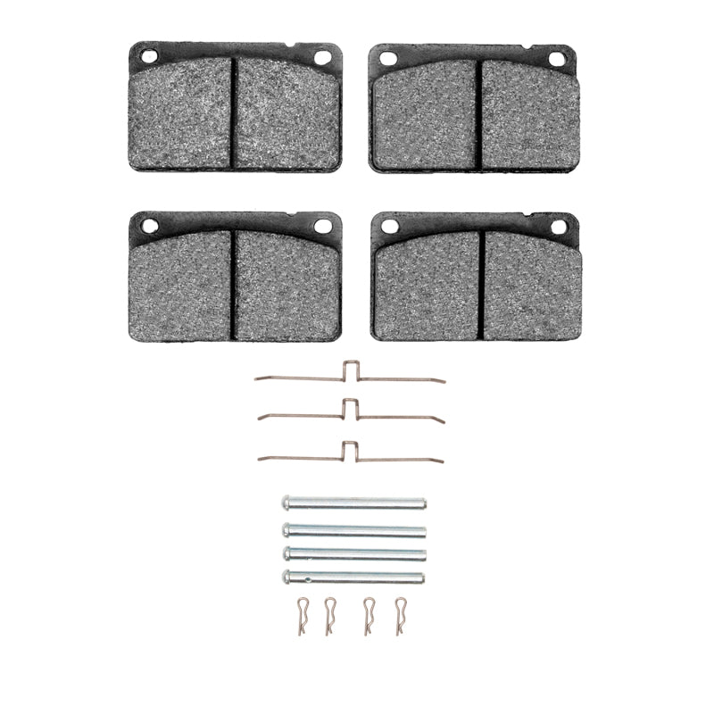 R1 Concepts R1 67-87 Volvo GLE Front Semi Met Pads & Hardware Kit