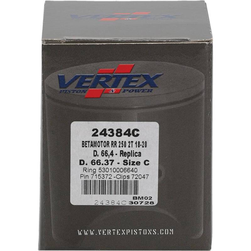 Vertex Pistons Vertex Piston 18-24 Beta RR 2T 250 250cc Cast Replica Piston Kit