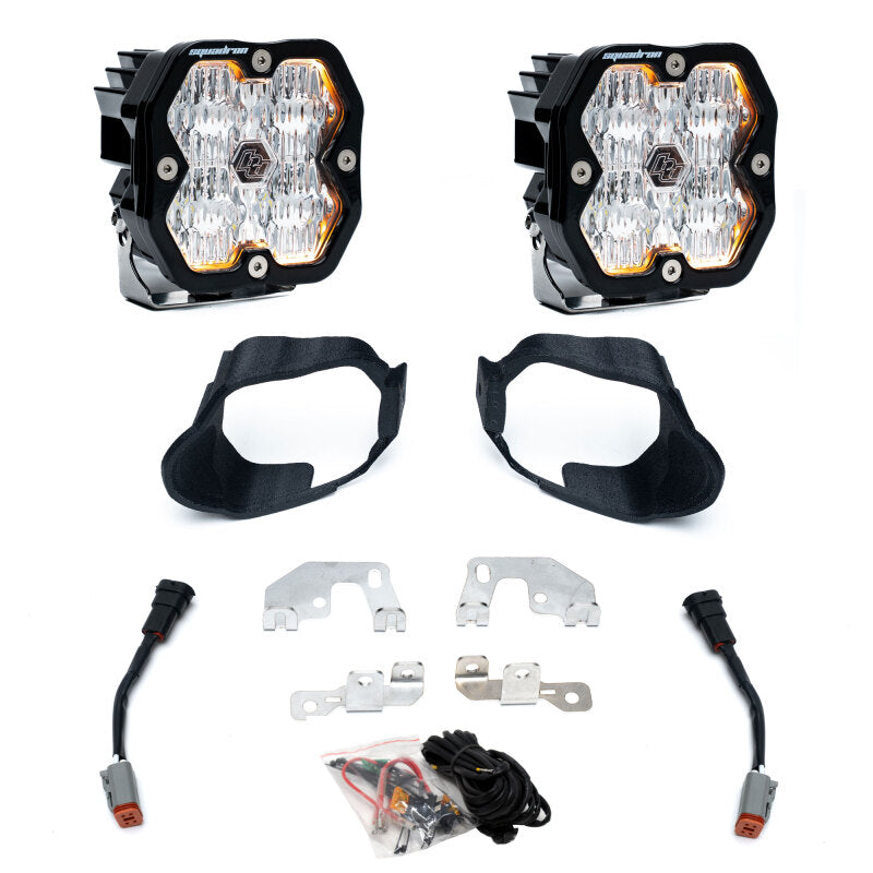 Baja Designs 19-24 Mercedes Sprinter 1500/2500/3500 Squadron Sport 2.0 Fog Pocket Kit (WC) - Clear