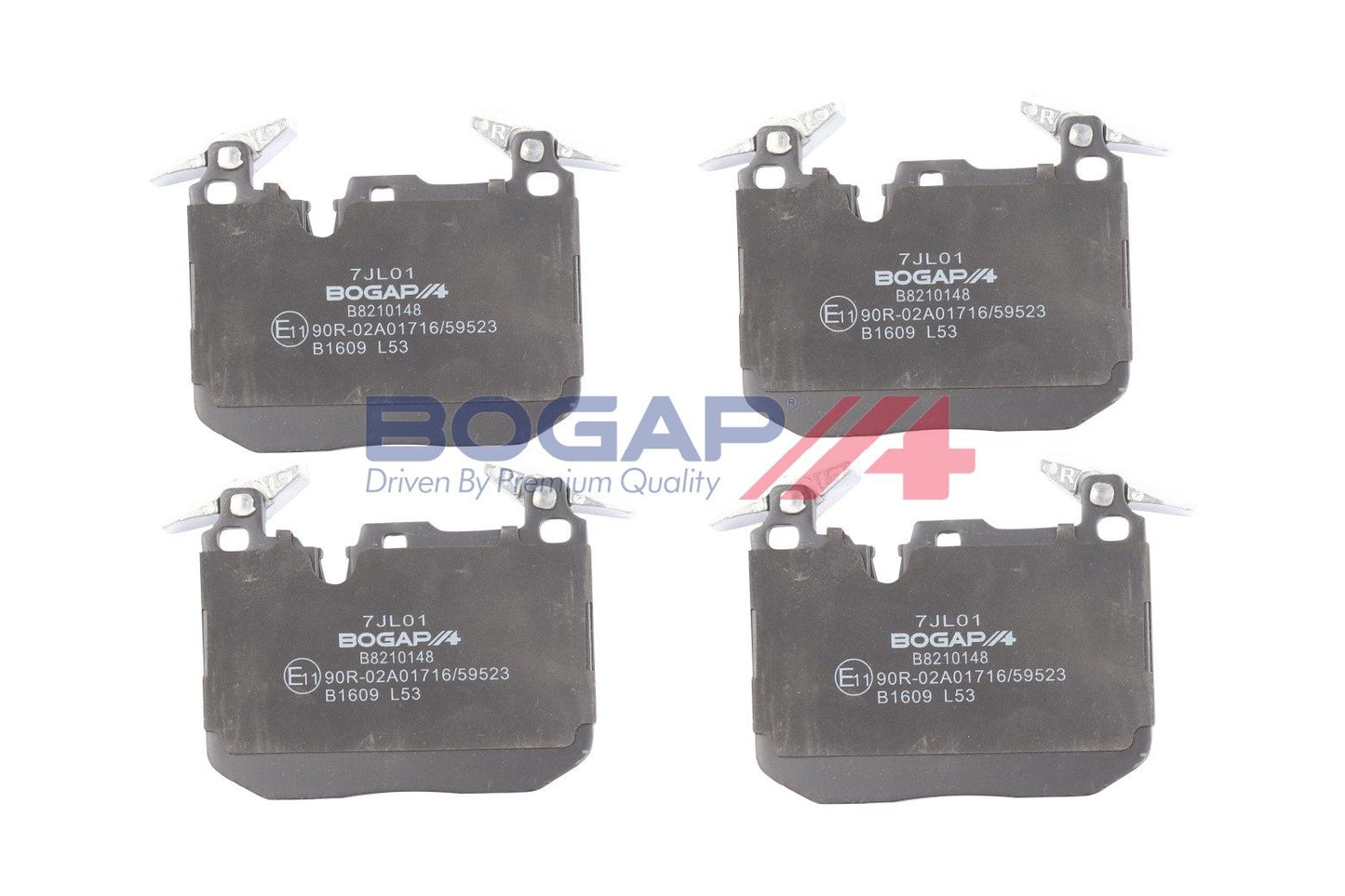 BOGAP B8210148 Brake Pad Set, Disc Brake