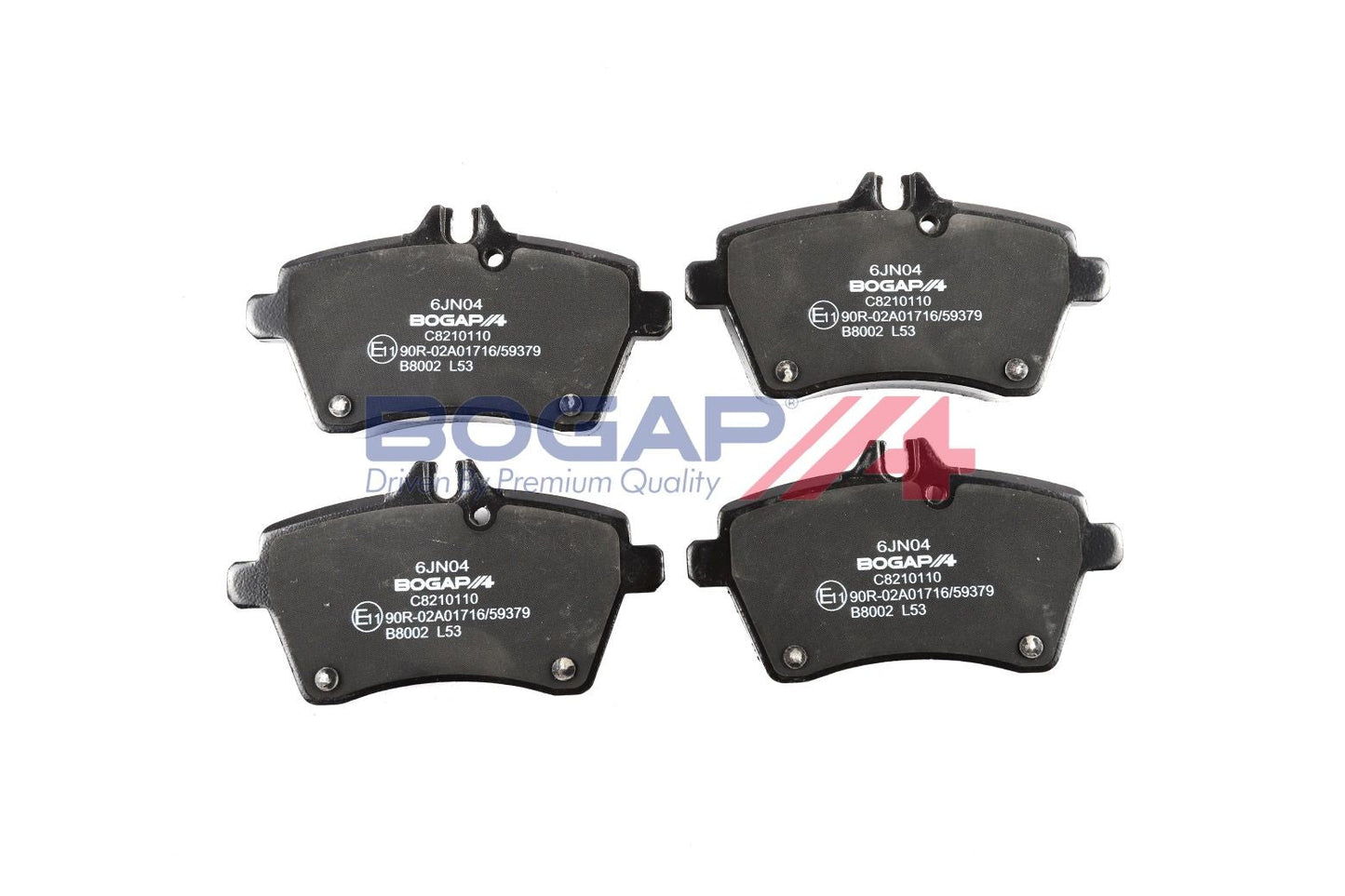 BOGAP C8210110 Brake Pad Set, Disc Brake