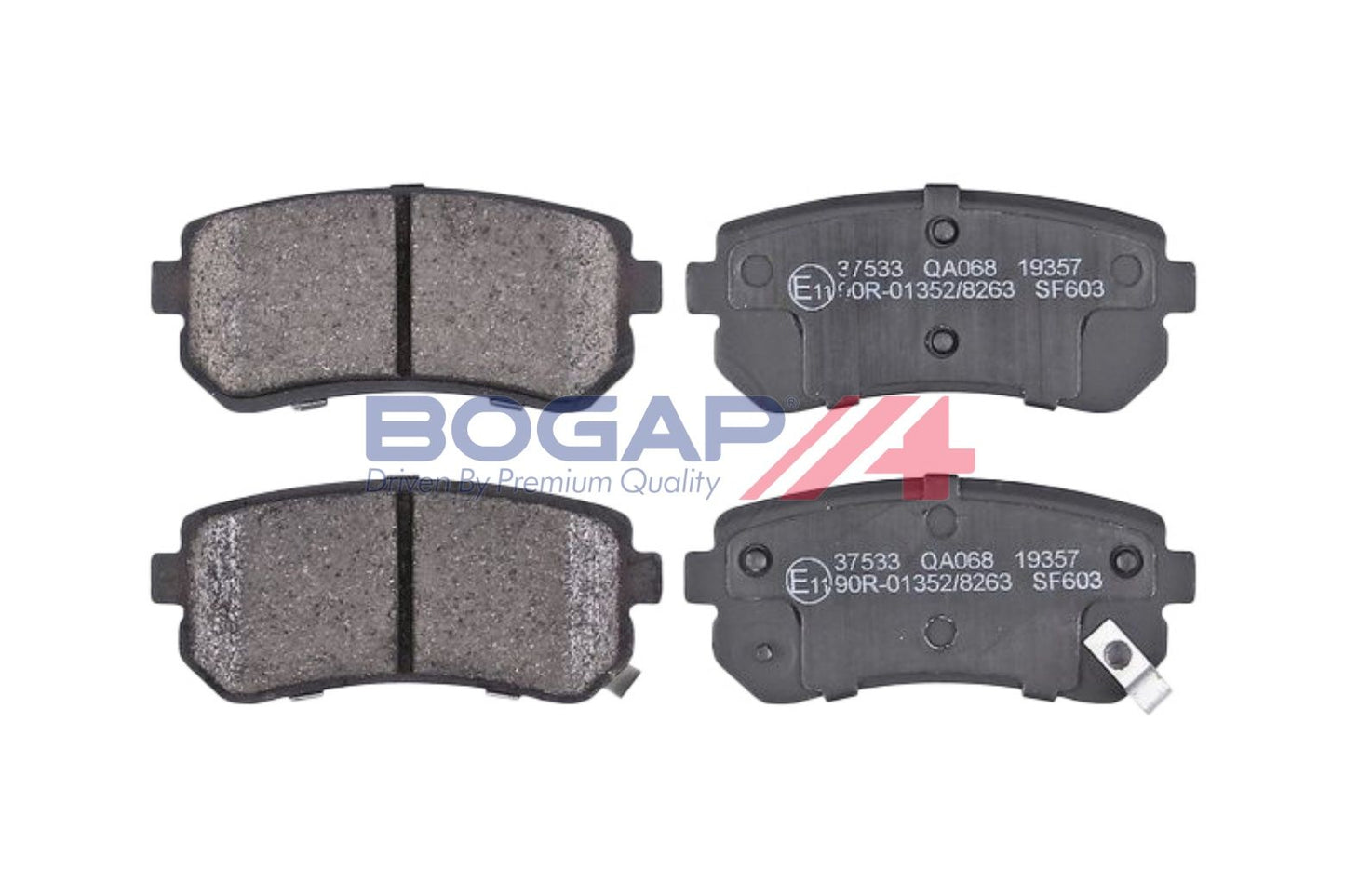 BOGAP Y8210256 Brake Pad Set, Disc Brake