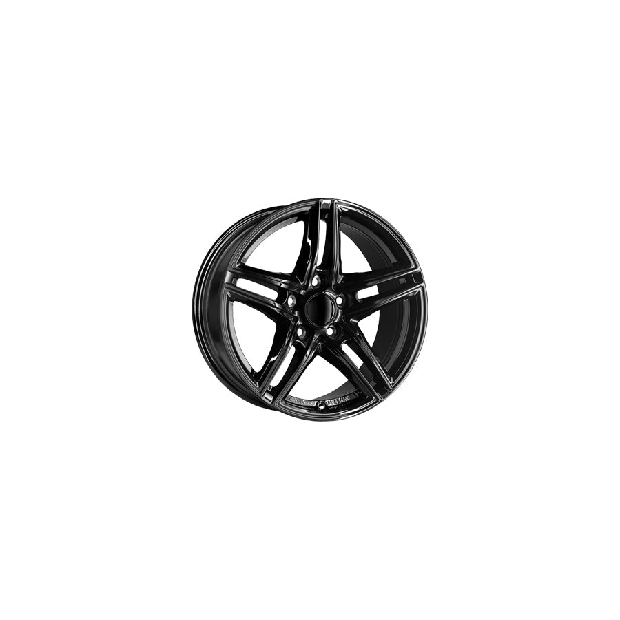Borbet XR 8x17 ET30 XR 80730120572,5BG/T Glossy Black Wheel