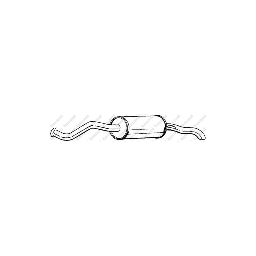Bosal 135-539 Rear Silencer for Citroen Bx Estate