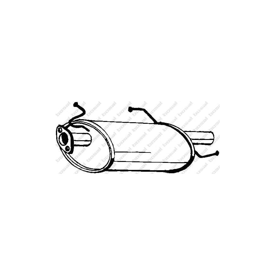 Bosal 145-449 Rear Silencer for Nissan Sunny Traveller (Y10)