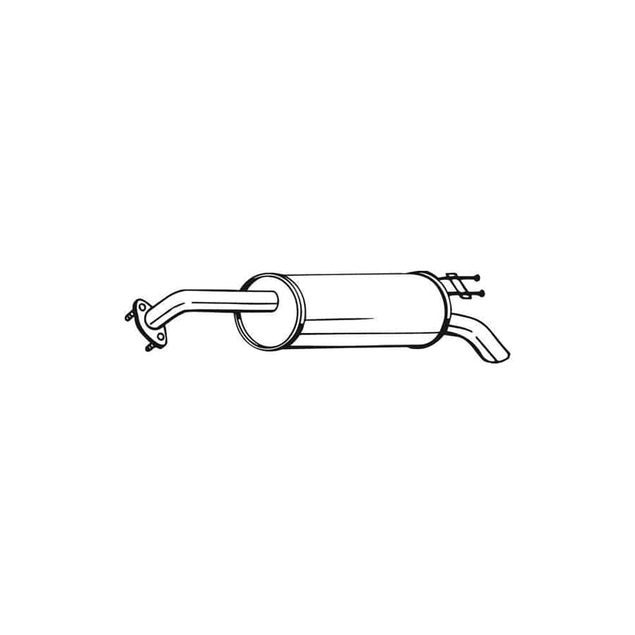 Bosal 169-041 Rear Silencer for KIA Rio II Hatchback (Jb)