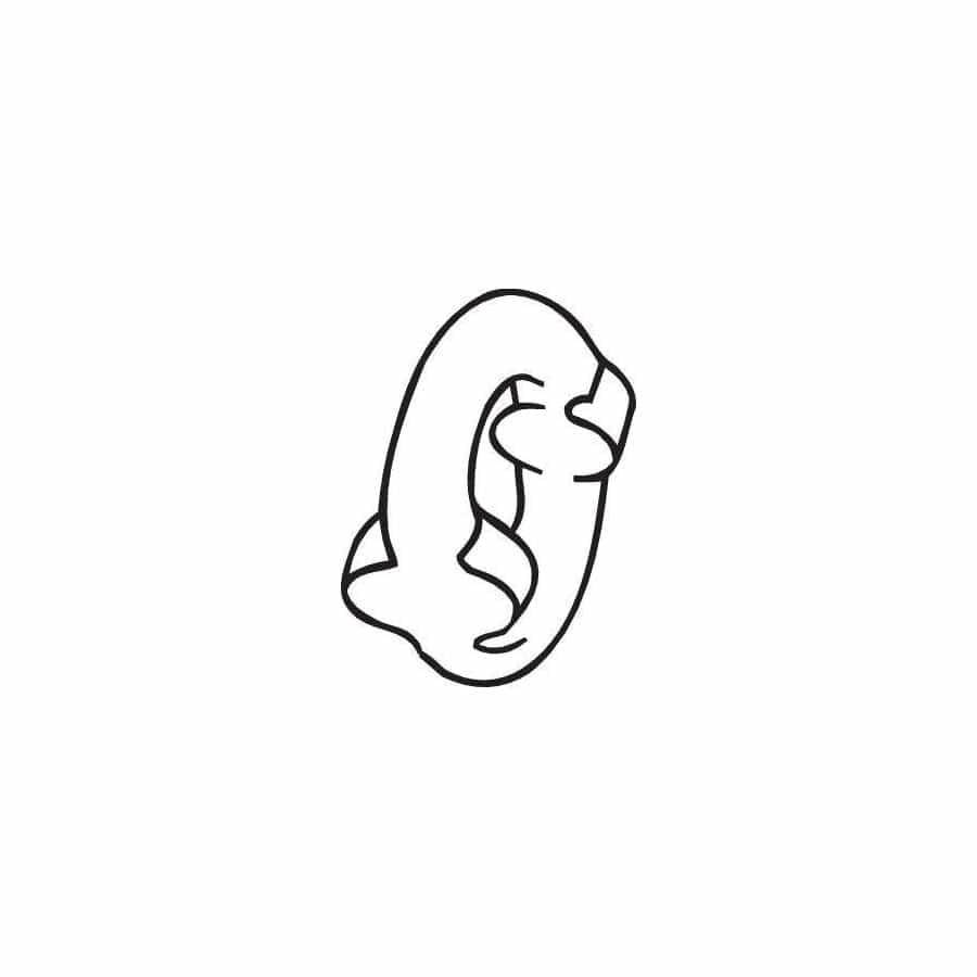 Bosal 255-841 Rubber Strip, Exhaust System