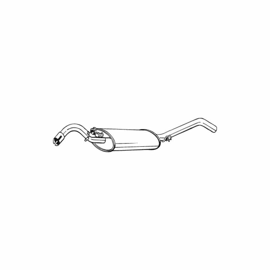 Bosal 279-411 Rear Silencer for VW Jetta Mk2 (19E, 1G2, 165)