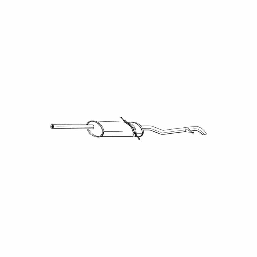 Bosal 282-061 Rear Silencer Suitable for Mercedes-Benz A-Class (W168)