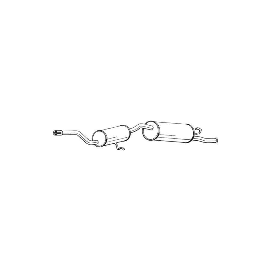 Bosal 282-225 Rear Silencer for Fiat Uno