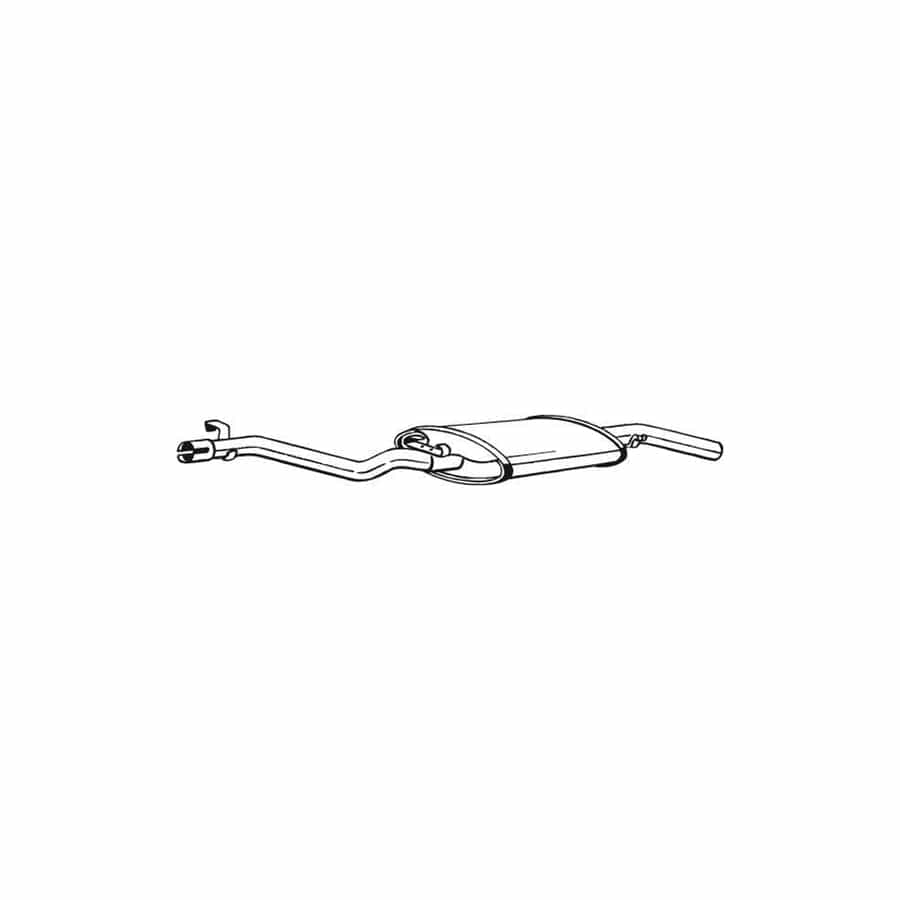 Bosal 282-305 Rear Silencer for VW Golf II Hatchback (19E, 1G1)