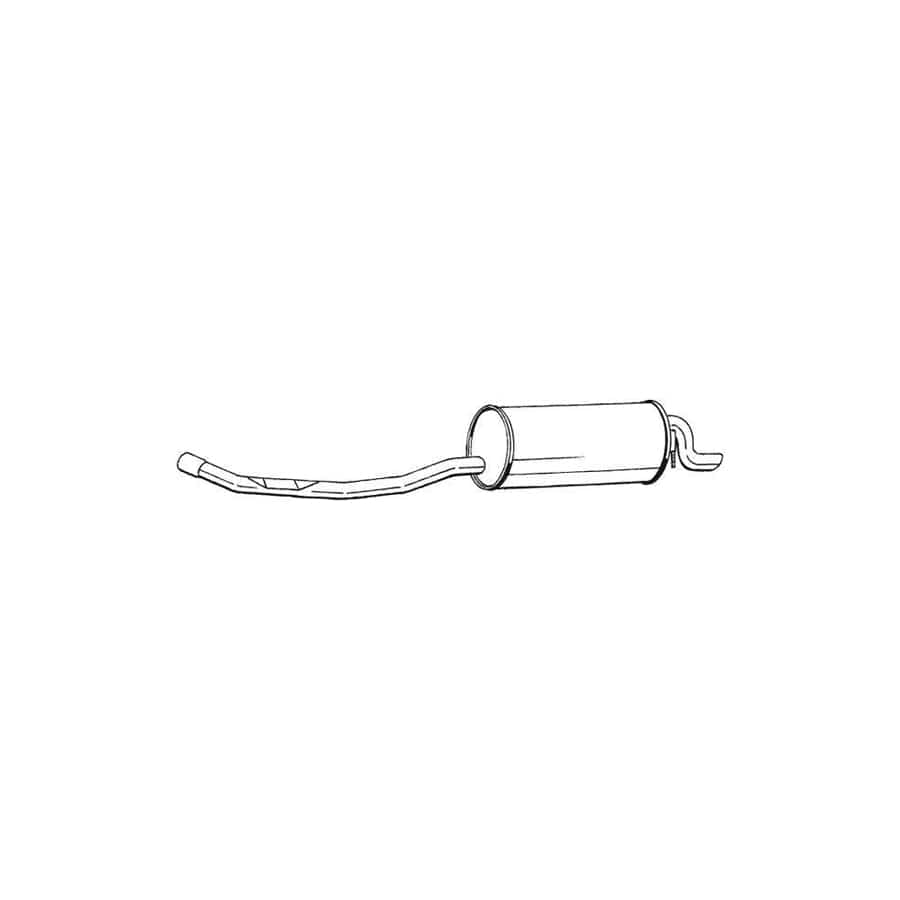 Bosal 283-139 Rear Silencer for BMW 5 Saloon (E34)