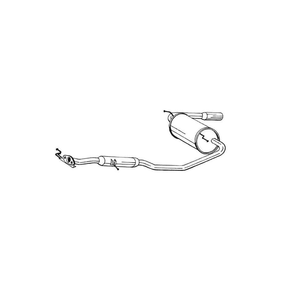 Bosal 284-567 Rear Silencer for Mazda MX-5 I (Na)