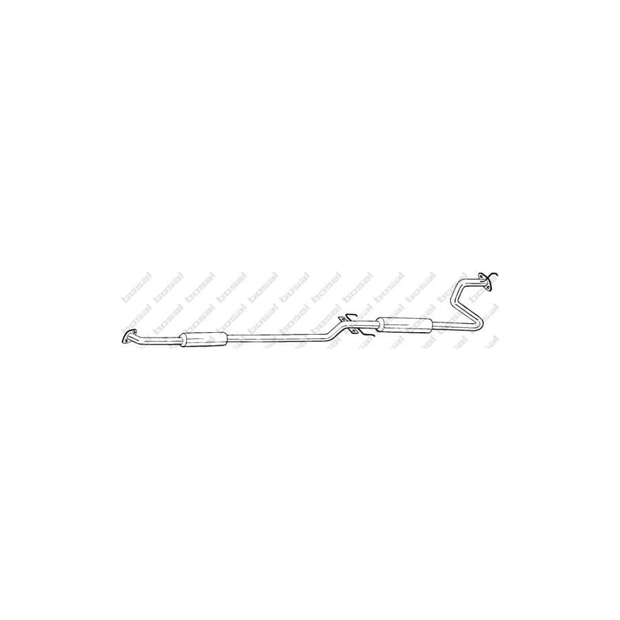 Bosal 287-459 Middle Silencer for Honda Crx II Coupe (Ed, Ee)
