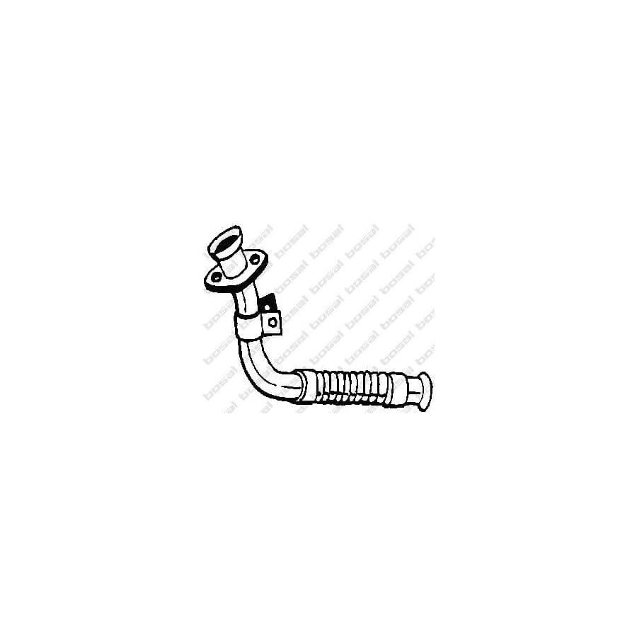Bosal 736-159 Exhaust Pipe Suitable for Mercedes-Benz T1 Bus