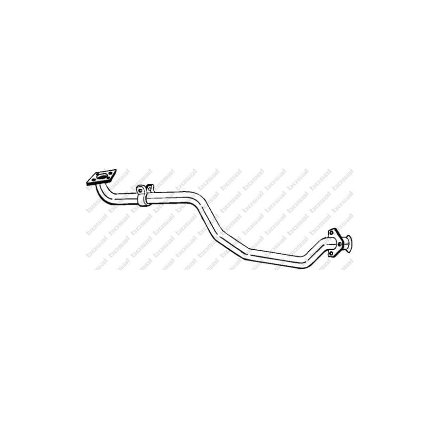 Bosal 832-943 Exhaust Pipe for Audi 80 B2 (81, 85)