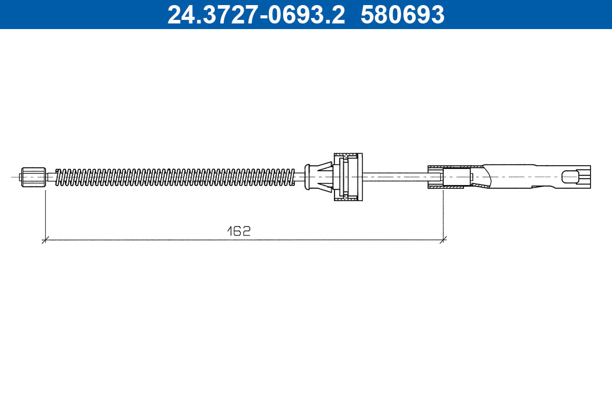 BOSCH 1987477823 Parking Brake Cable Pull