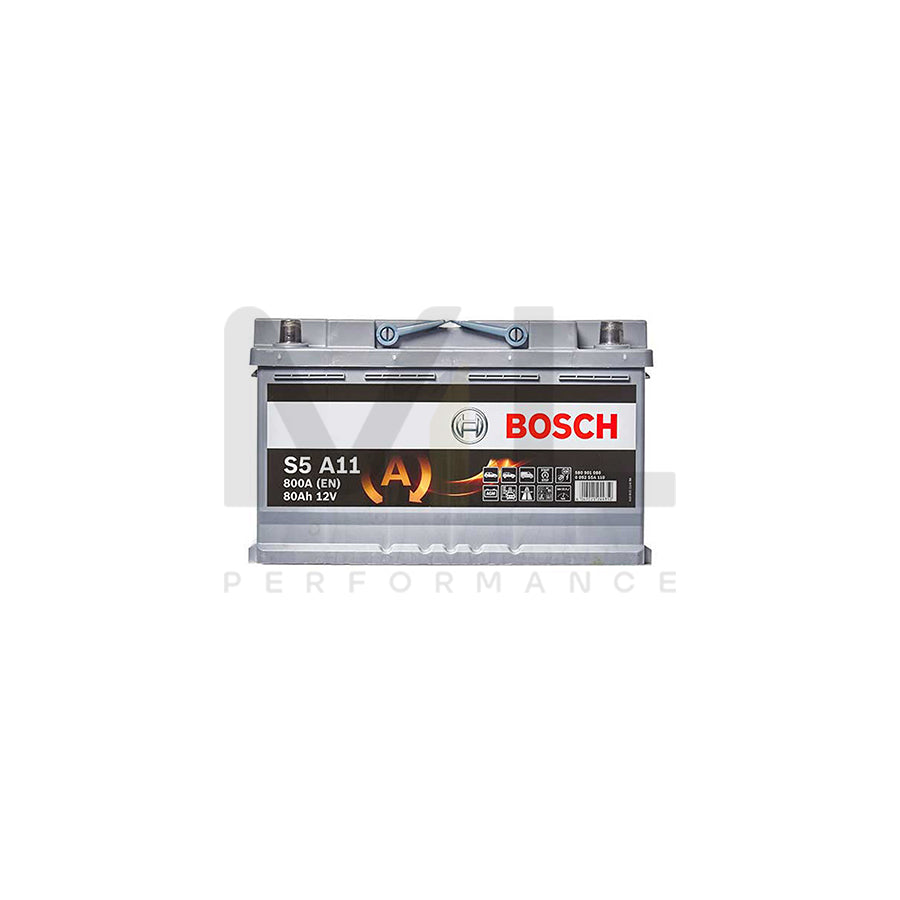 Bosch AGM 115 Car Battery - 5 Year Guarantee S5A11