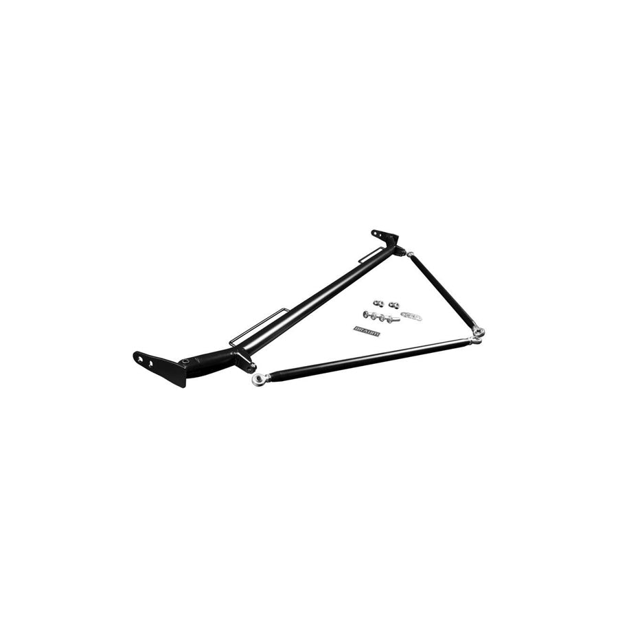 BRAUM 05-14 Ford Mustang Harness Bar Black Satin