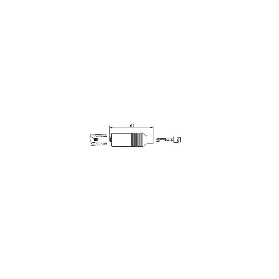 Bremi 10205A1 Plug, Coil for Opel Kadett E CC (T85)