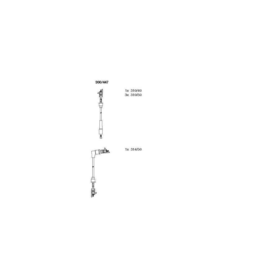 Bremi 300/447 Ignition Cable Kit