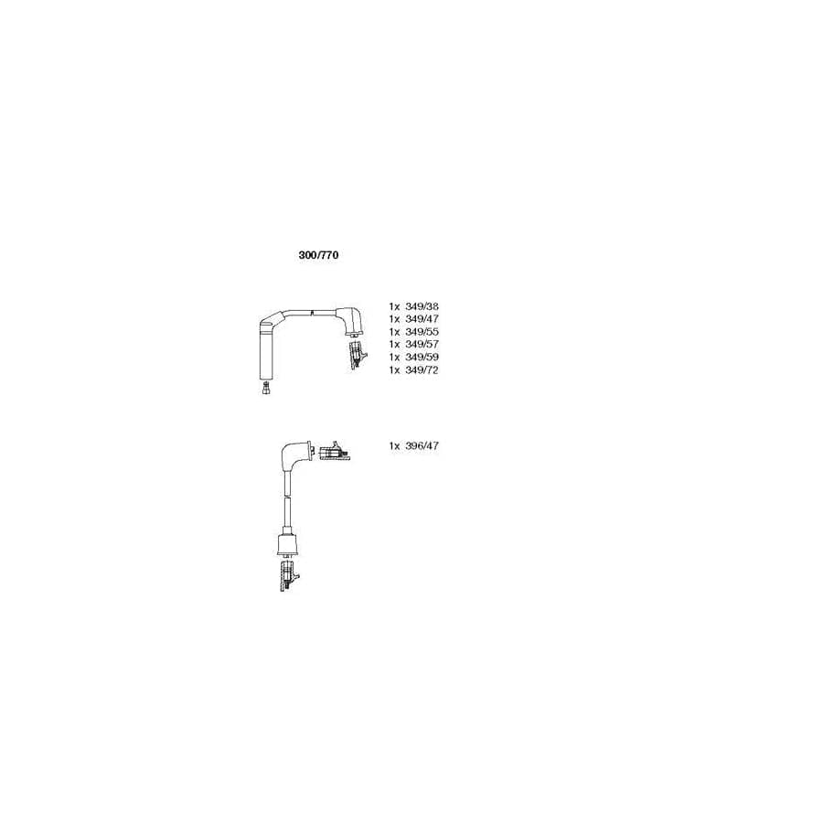 Bremi 300/770 Ignition Cable Kit