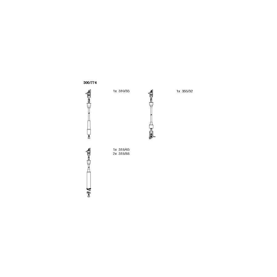 Bremi 300/774 Ignition Cable Kit
