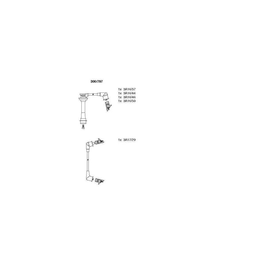 Bremi 300/797 Ignition Cable Kit