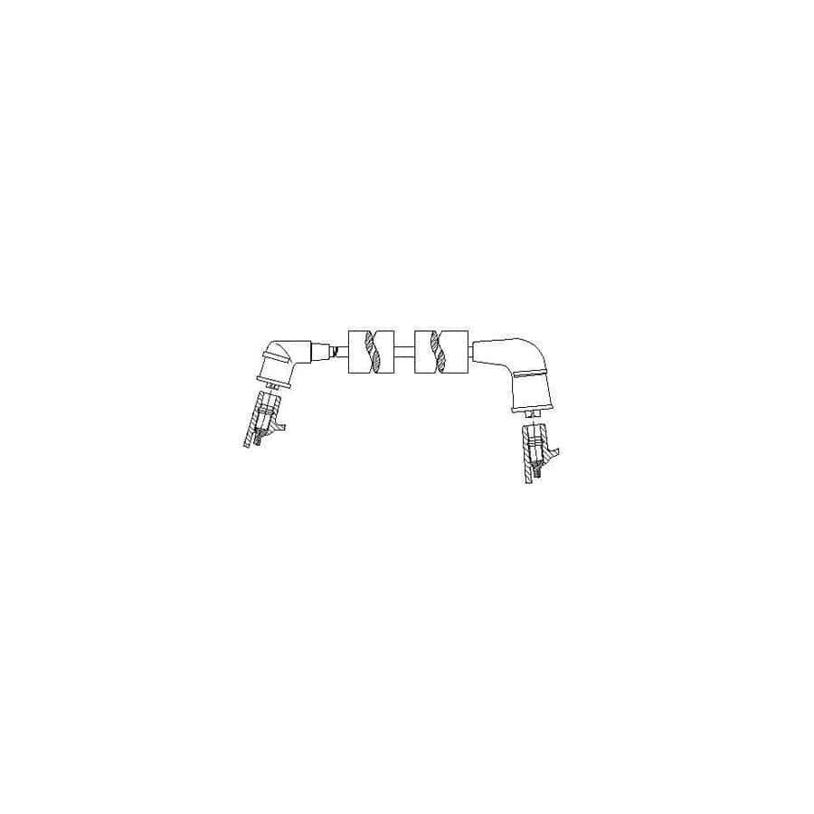 Bremi 389F70 Ignition Lead for Mitsubishi L300 / Delica III Van (P0_V, P1_V, P_2V)