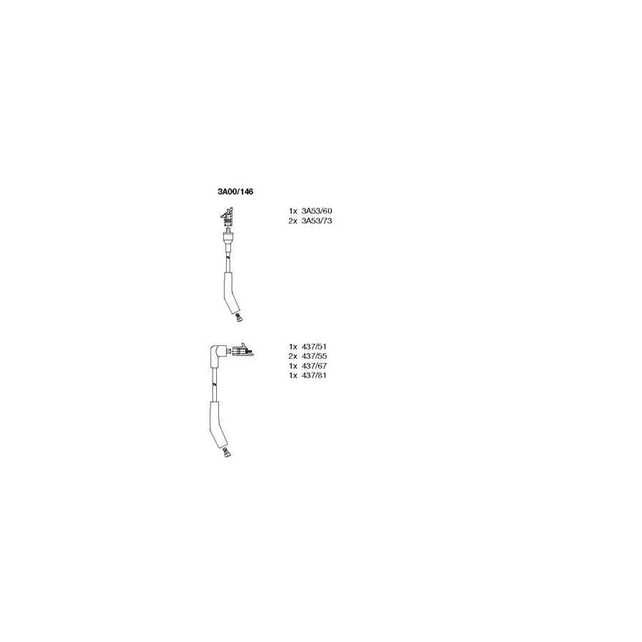 Bremi 3A00/146 Ignition Cable Kit for Land Rover Defender