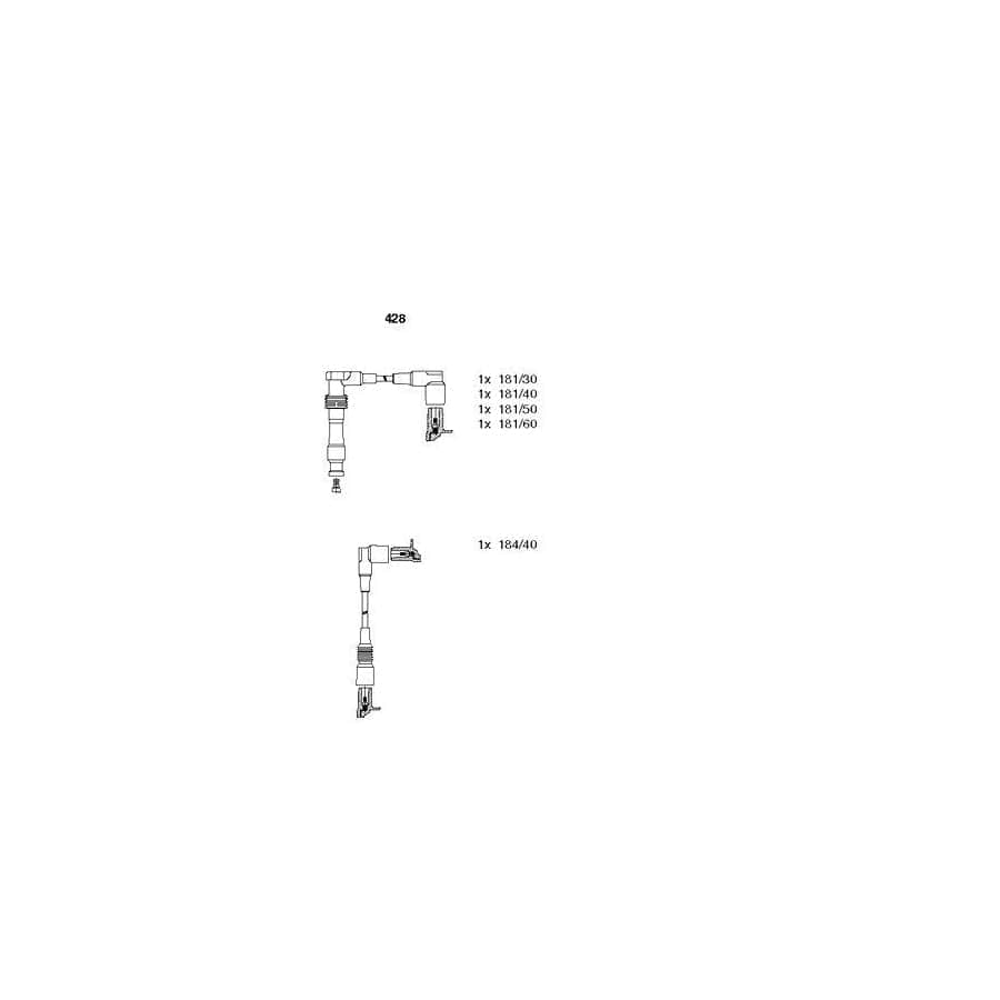 Bremi 428 Ignition Cable Kit