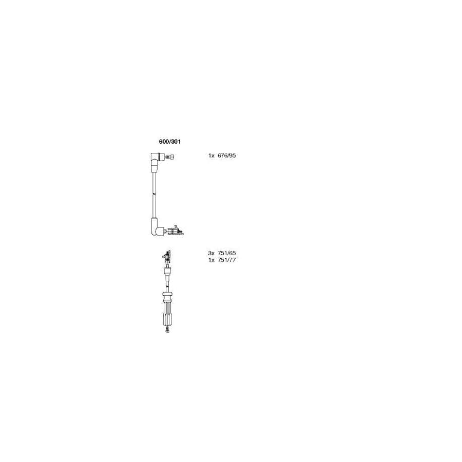Bremi 600/301 Ignition Cable Kit