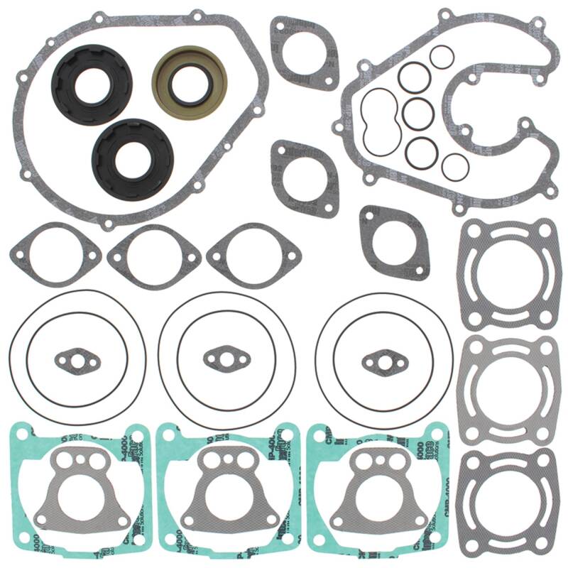 Vertex Pistons Vertex Gaskets 01-04 Polaris Genesis I Complete Gasket Kit w/ Oil Seals