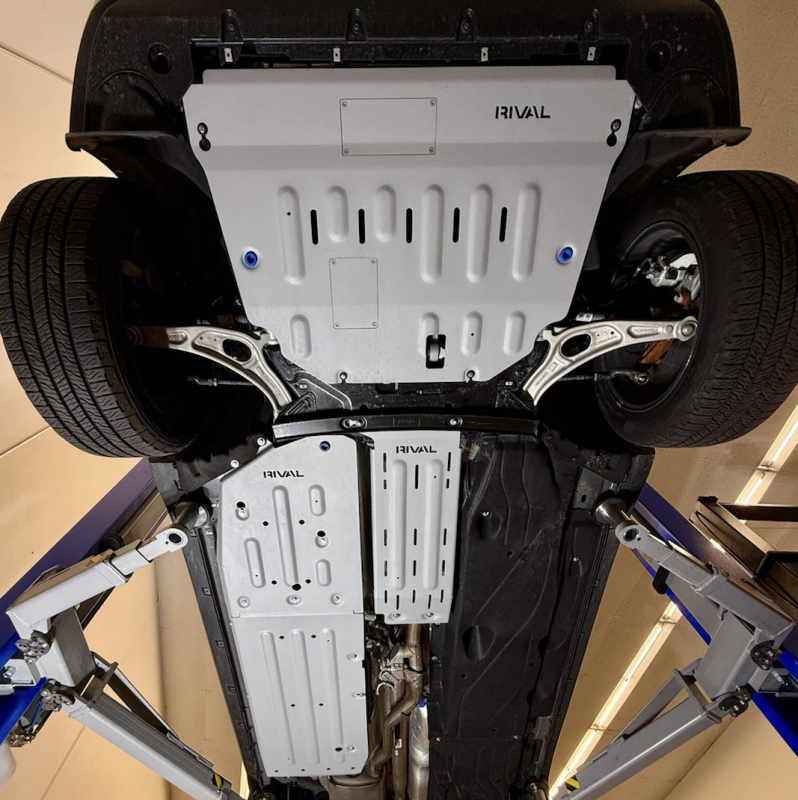 Rival 4x4 Rival 22-26 Ford Ranger Ford Maverick Hybrid Aluminum Passenger Underside Skid Plate