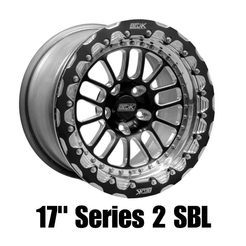 Belak Wheels Belak 17x4 / 2in BS / 5x4.75 BP / Series 2 Wheel - Full Polished