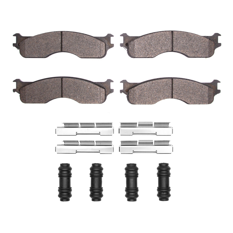 R1 Concepts R1 04-04 Dodge Ram 1500 Pickup Front Semi Met Pads & Hardware Kit