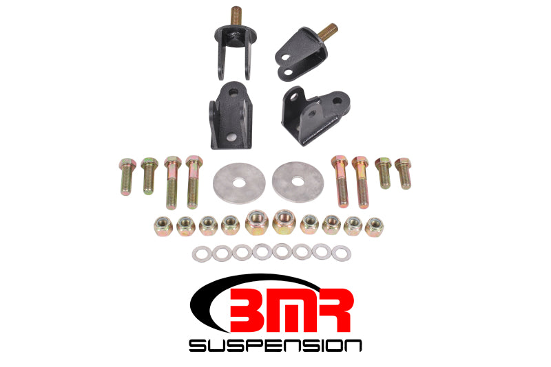 BMR Suspension BMR 79-04 Fox Mustang Rear Coilover Conversion Kit w/o Control Arm Bracket - Black Hammertone