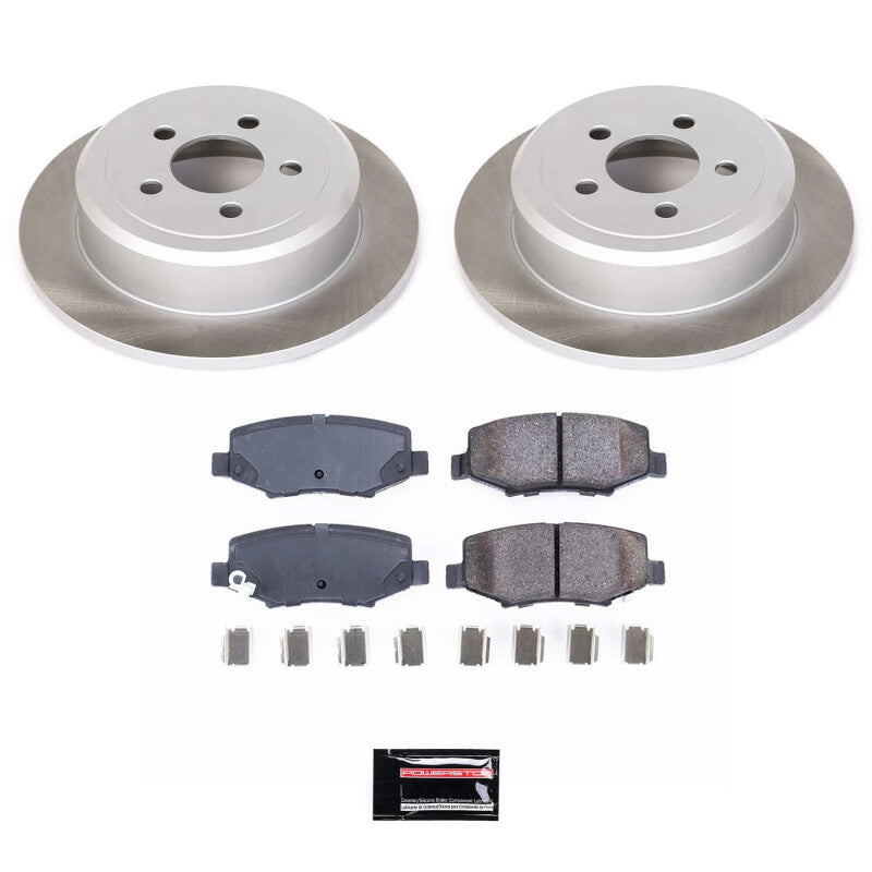 PowerStop Power Stop 08-12 Jeep Liberty Rear Semi-Coated Rotor Kit