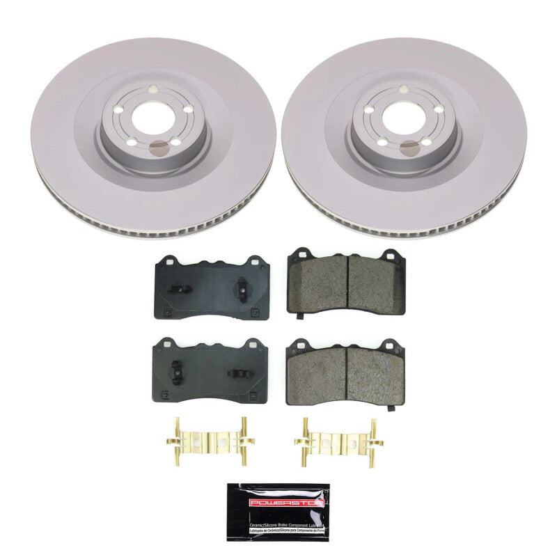 PowerStop Power Stop 21-23 Ford Mustang Mach-E Front Z17 Coated Brake Kit