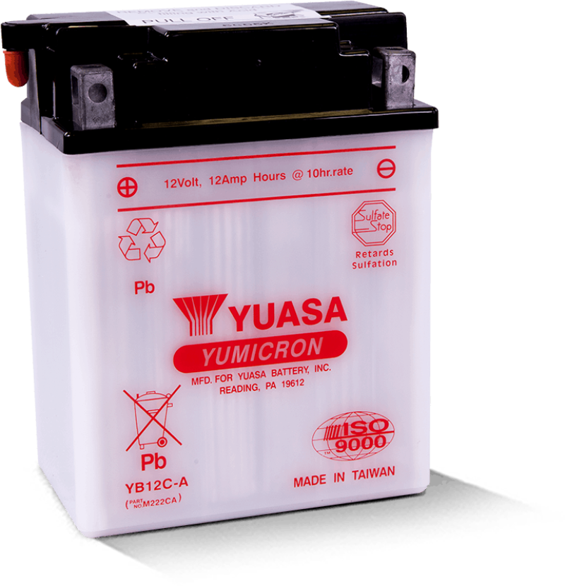 Yuasa Battery Yuasa YB12C-A Yumicron 12-Volt Battery