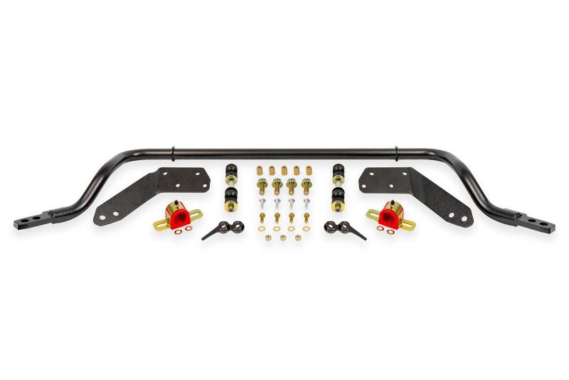 BMR Suspension BMR 78-87 G-Body Front Sway Bar Kit - 1.25in Hollow - 2-Hole Adjustable - Black Hammertone