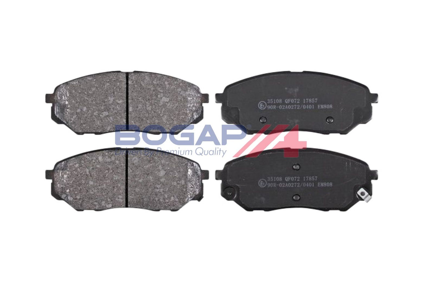 BOGAP Y8210251 Brake Pad Set, Disc Brake
